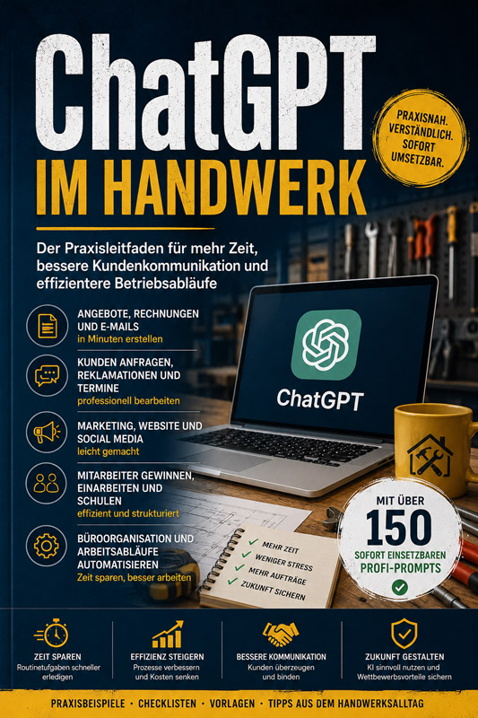 AchimGlatz's tweet photo. https://t.co/mfww4N9jZU...
Neu " ChatGPD und KI im Handwerk "
#ebuch #Ebooks #ki #chatgpd #Handwerk #betriebe
@Follower https://t.co/2CggXtBLet