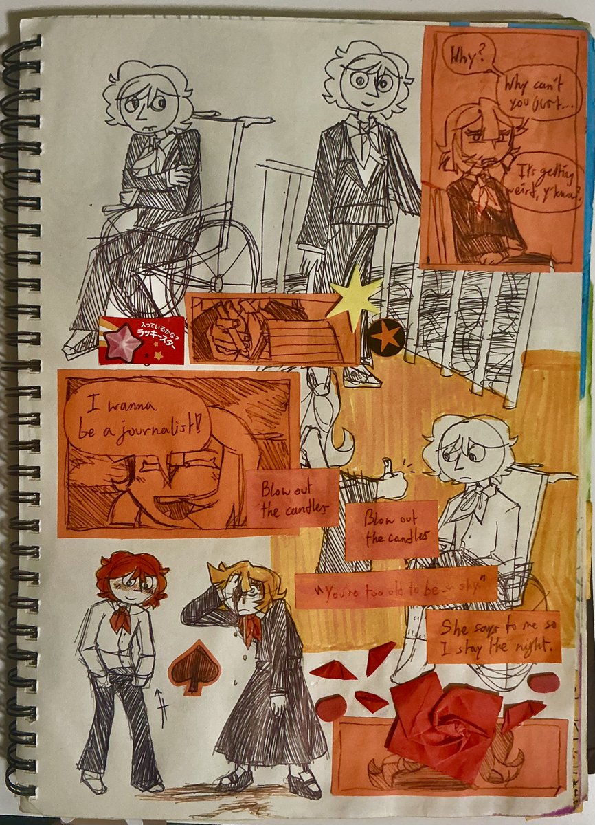 Rpcsa8's tweet photo. #basicissue818 #billysbasics #bbau
⚠️ underage suggestive
This is an old one but I did it in my notebook so all the stuff is perfectly preserved. This was the first collage where I tried a 3D element (the rose origami). https://t.co/7kepaCEznZ