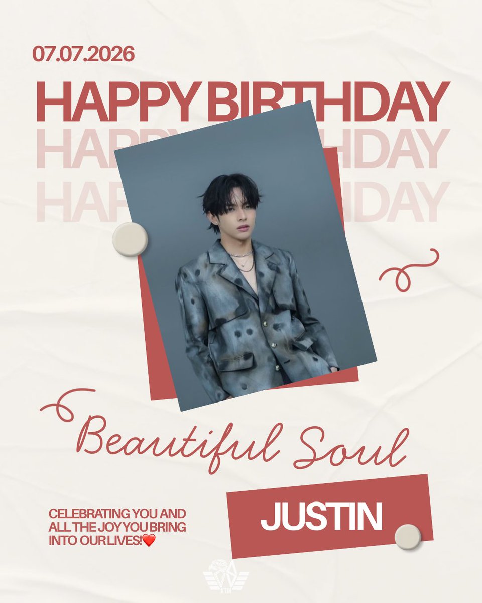 US_ATIN's tweet photo. Happy Birthday, Justin! ❤️✨

Thank you for sharing your creativity, kindness, and passion with the world. Wishing you endless joy, good health, and more dreams fulfilled. Keep shining—we’ll always be cheering for you! 🎉🍂

Love from your US A’TIN fam!🥰

DAHON and Onlyjustin 
@justintdedios #justin
#KaarawanNiSB19Justin
