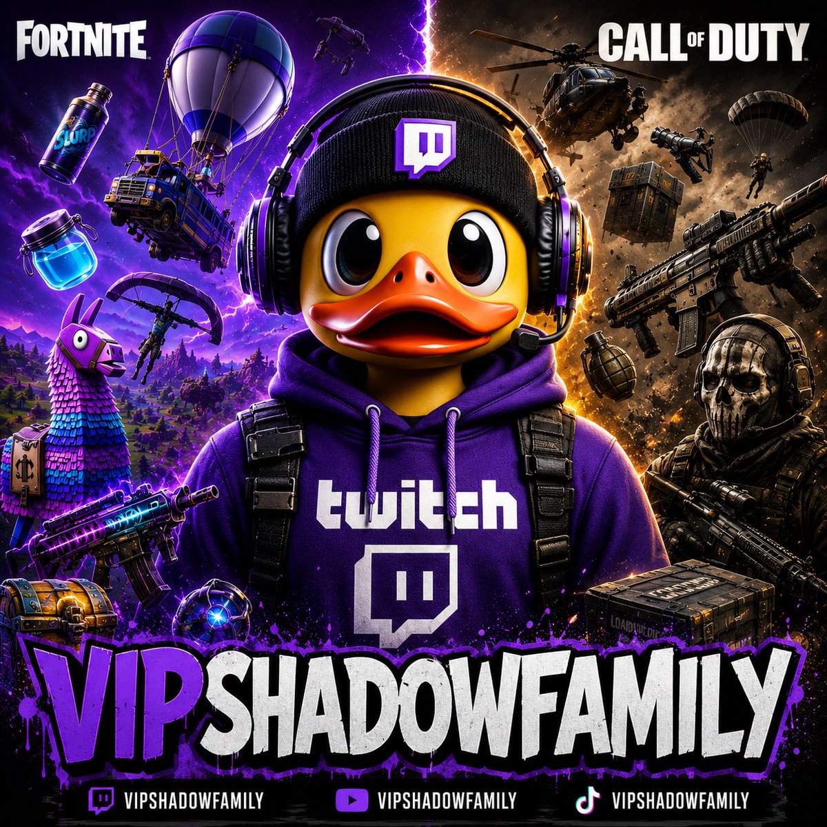 VIPShadowFamily's tweet photo. Playing Fortnite &amp; Call Of Duty Tonight! @Fortnite @CallofDuty https://t.co/YSWIYcne6Z