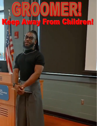 Dedicata's tweet photo. @WFCPreacher This cringe worthy Groomer should not be allowed anywhere near children!

It's openly telling kids not to trust Parents!

Polluting a child's mind should be a federal offense. https://t.co/tYPRSlN85H