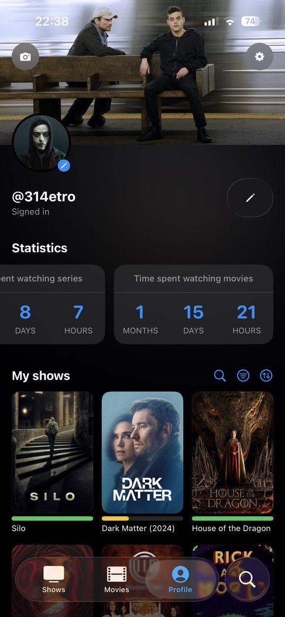 opietrormn's tweet photo. vamos todo mundo combinar de usar o suite tv pra substituir o tv time, é idêntico e ainda vem mais novidade https://t.co/XScTuHPa1x
