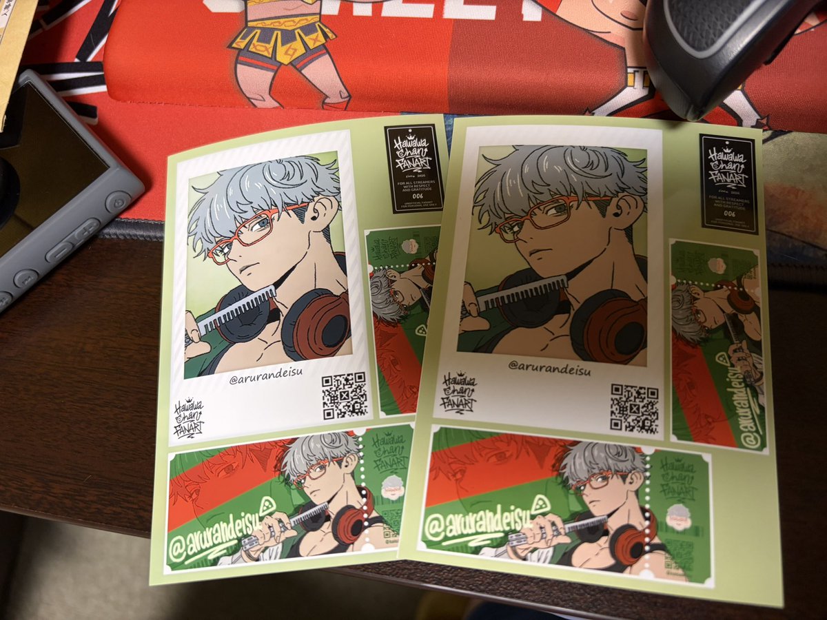 bb_ryouhei626's tweet photo. @keisawada はわわちゃん先生のネットプリント印刷した！
ローソンでシールと写真どっちも印刷したけど質感あんまり変わらない感じ良き！
写真はラミネートしてぇ https://t.co/pfjUKzRXD0