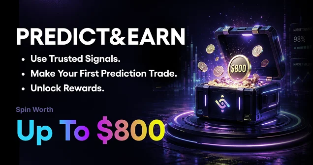 TruthXcn's tweet photo. PREDICT & EARN

使用可信信号。
完成你的第一笔预测交易。
解锁专属奖励。

参与方式：
✅ 登录你的 TruthX 账号
✅ 在预测市场完成累计不少于 50 美元 的有效交易
✅ 解锁幸运转盘，最高赢取 800 美元 奖励

交易越多，离奖励越近。

立即开始预测：
👉 https://t.co/HPWnJdF4Bf

#TruthX #PredictionMarket #EarnRewards #Crypto #Trading