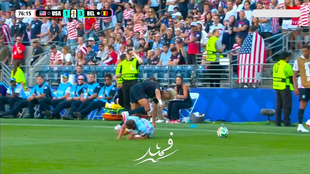FH4A's tweet photo. 🚨تدخل روبنسون!!!!!

#بلجيكا_امريكا #كأس_العالم2026 https://t.co/wBipYLUD1b