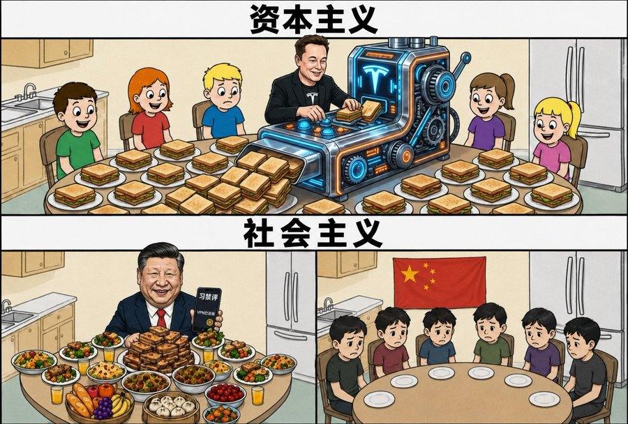 xu96175836's tweet photo. 轉：资本主义vs社会主义 https://t.co/oPZqdSeSr0