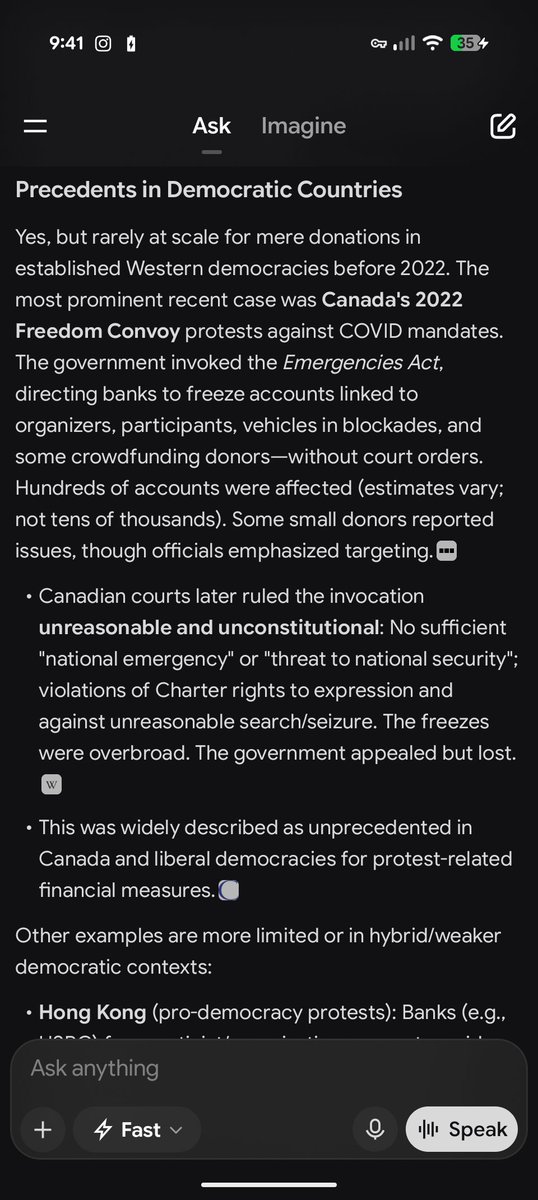 MacWillisme's tweet photo. @sbmerganser @Tablesalt13 Dude, you're literally a commie, just accept it and move on.

"If you think freezing bank accounts because they donated to an illegal protest in a democracy, what does that make you?  And have these actions ever been taken before in a democratic country?" https://t.co/Rs9YGuJxVg