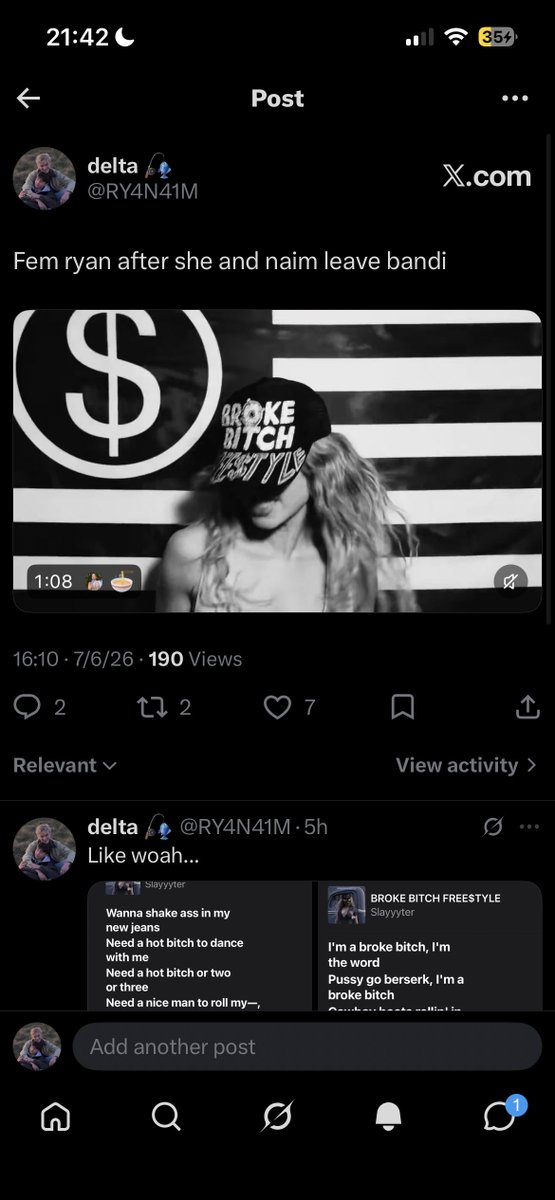 RY4N41M's tweet photo. @saeyvo I'm just bitter that nobody cared about my fem ryan slayyyter tweet ... it means so much to me https://t.co/TPn1gQ22Xq