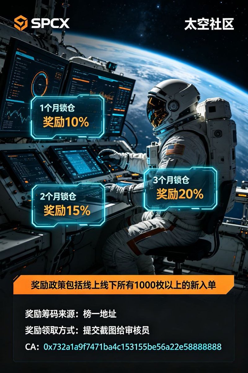 SpcxLaunchpad's tweet photo. $SPCX is the official utility token of SPCX Launchpad on the BNB Chain. It gives holders access to SpaceX-themed project launches, token subscriptions, community governance, and exclusive platform rewards.

 Built to power the Launchpad ecosystem, SPCX supports project incubation and community growth while making blockchain-based space investment opportunities more accessible. 

The token is currently tradable on PancakeSwap.
#SPCX #BSC #BNBCHAIN