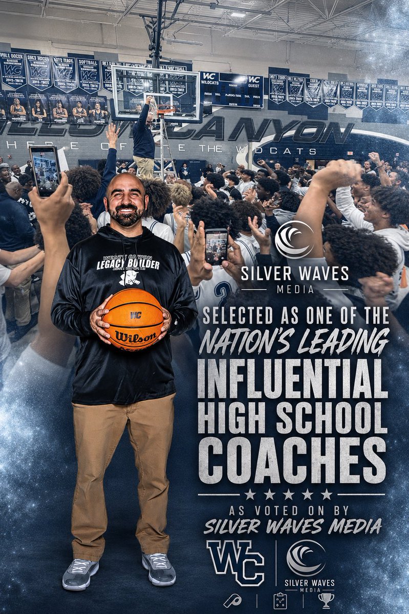 willowcanyonbb's tweet photo. Wow. Congrats to @CoachColletti and our amazing Coaching Staff for this selection! We appreciate all you guys do for our Program!
#DifferenceMakers
@SilverWaveMedia
@PrepHoopsAZ
@theh00persclub
@KevinMcCabe987 https://t.co/gTWwZqH1HB
