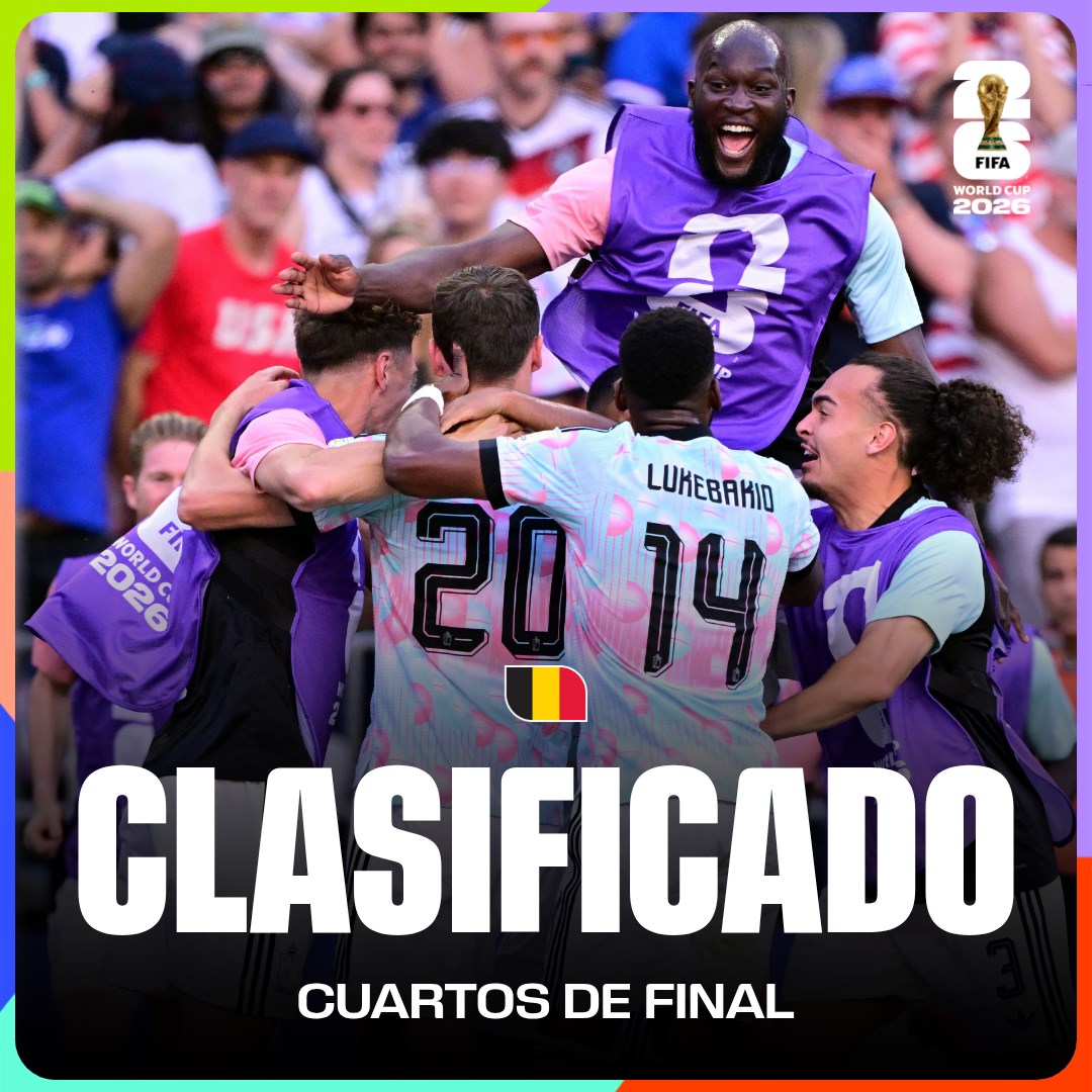 fifaworldcup_es's tweet photo. ¡Bélgica ganó en Seattle y será rival de España! 🇧🇪

#CopaMundialFIFA