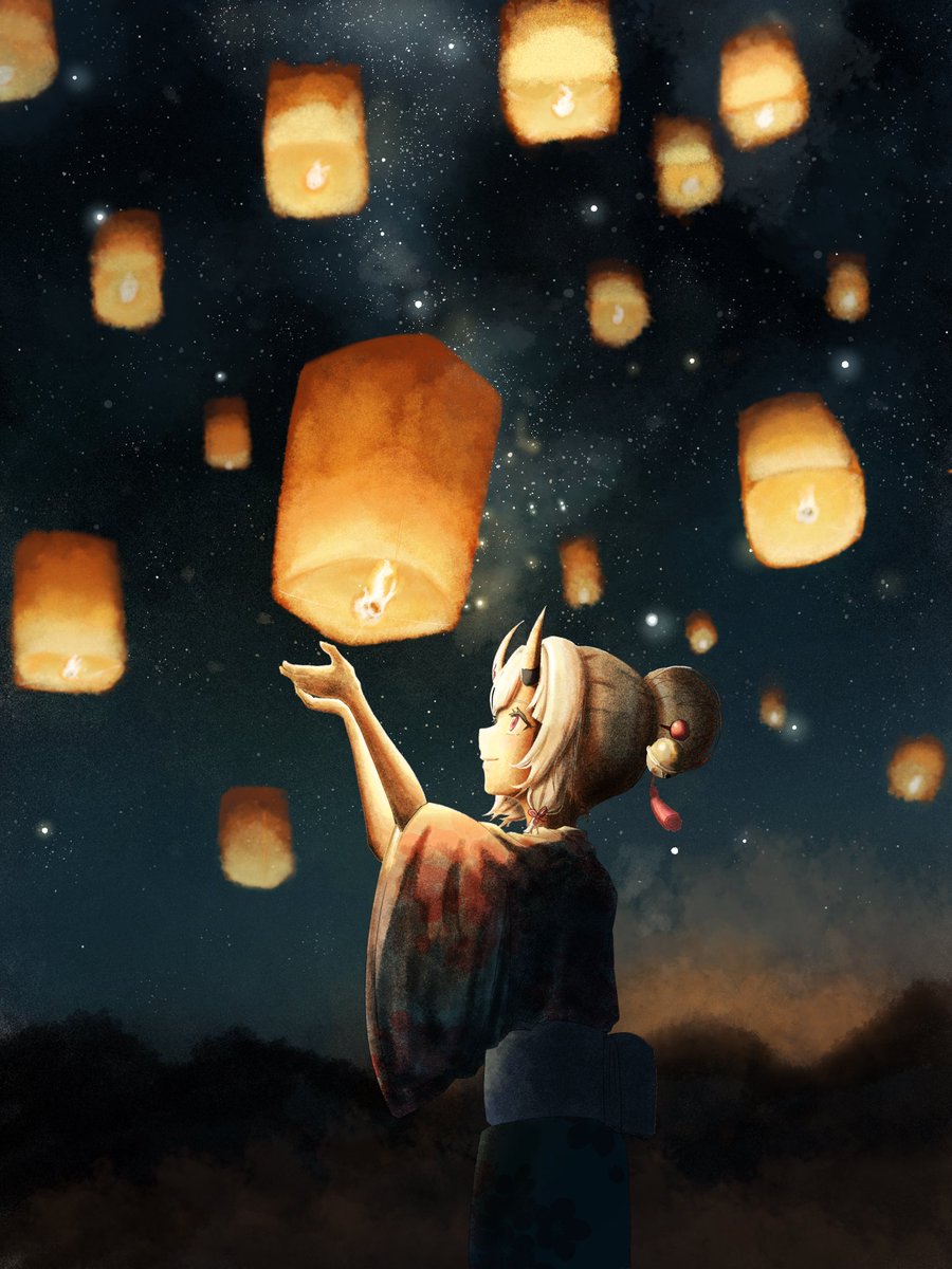 Arinkonoou_art's tweet photo. 七夕ですね🌌 https://t.co/QAUIMCFlui