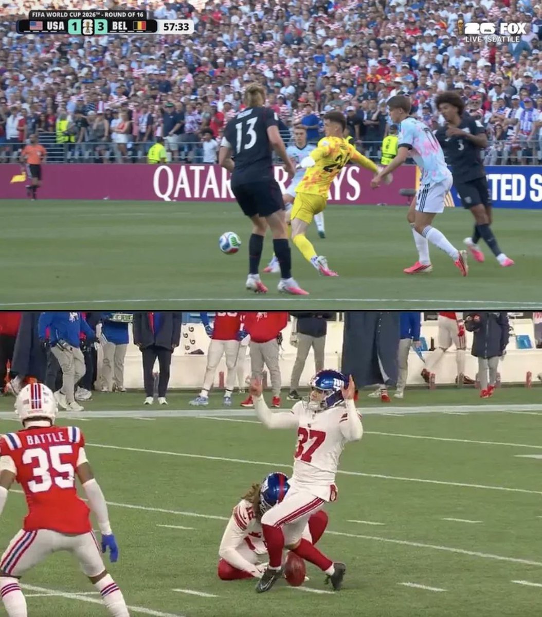 trollsports's tweet photo. Football imitates football https://t.co/vcNPbsYgEI