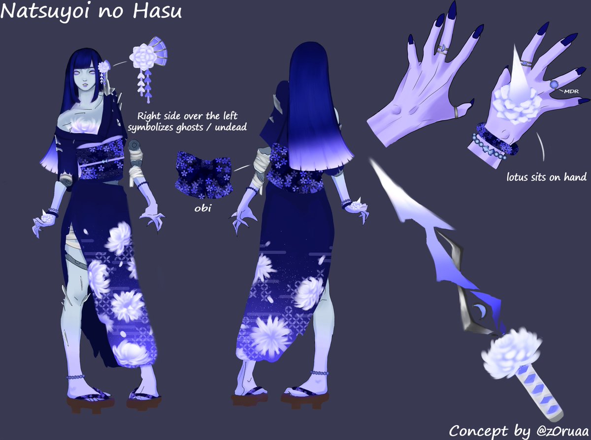 z0ruaa's tweet photo. @DeadbyDaylight My improved spirit cosmetic! Much happier with this version https://t.co/YR9CEODnln