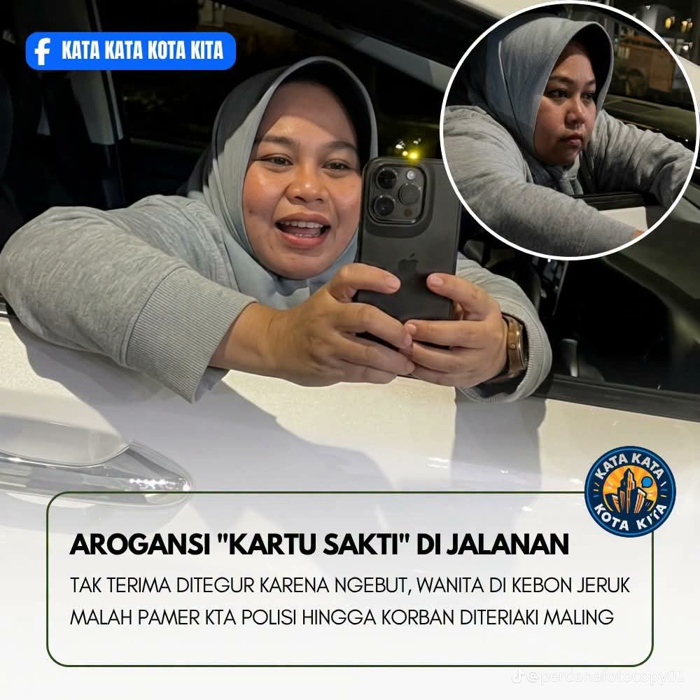 P3gEl's tweet photo. Sok pamerkan kartu sakti anggota, berujung viral. Norak dan arogan 👎 https://t.co/NfSIWby3qa