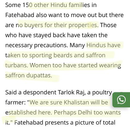 puneet_sahani's tweet photo. Khalistanis ordered Hindus to flee Punjab or their women’ll be violated. None was to buy their homes either. Any Sikh expressing sympathy was killed. Hindus started hiding their identity.
When God had forsaken Pb, braveheart @tavleen_singh risked life to bring this evil to light. https://t.co/wbpQNFGdxT