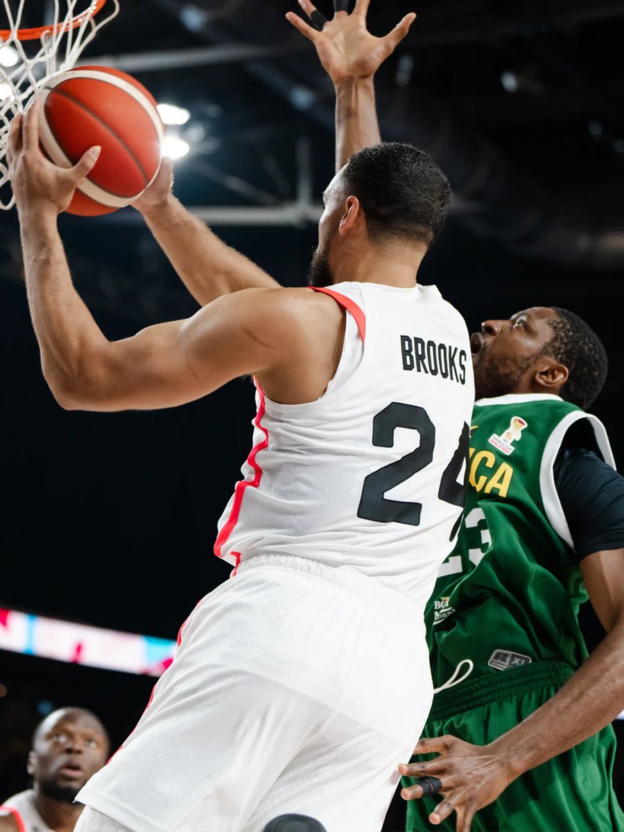 Suns's tweet photo. Dillon Brooks led the way for @CanBball in their win over Jamaica 😈

🇨🇦 20 PTS (Team High)
🇨🇦 66.67 FG%
🇨🇦 4 3PT
🇨🇦 3 REB
🇨🇦 1 AST
🇨🇦 3 STL

📸 @FIBA https://t.co/UYqz0HjNUd