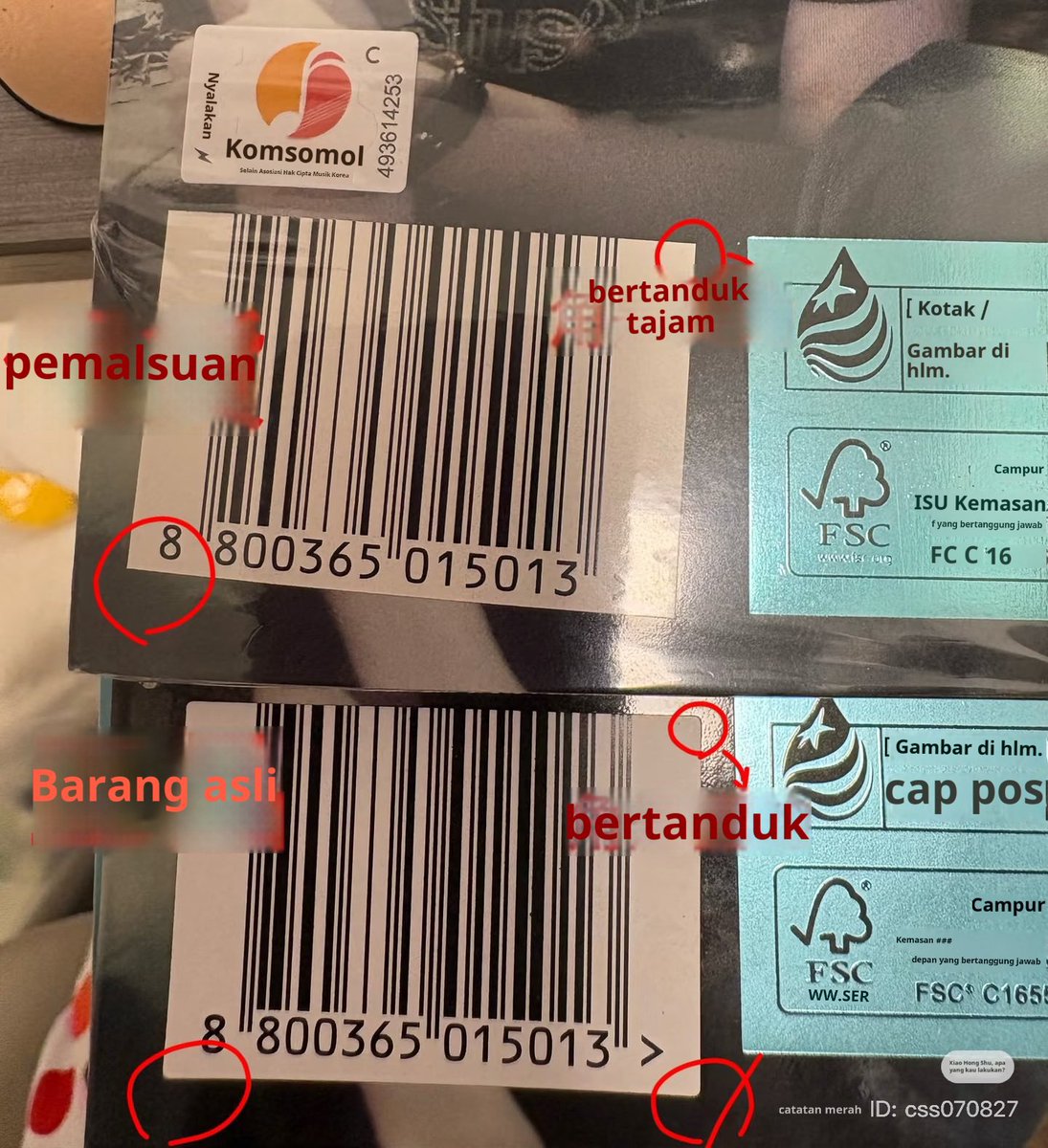 pinnepizzafella's tweet photo. Album palsu nya kontras banget ga sih? 😔 https://t.co/Rw0MetM1hk