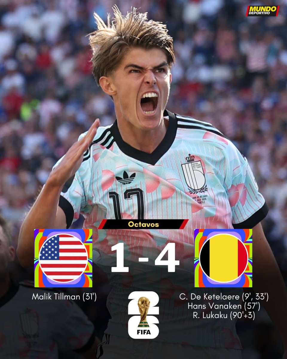 mundodeportivo's tweet photo. 🇧🇪 ¡Goleada de Bélgica que se enfrentará a España en los cuartos de final! https://t.co/WDRBFipeAc
