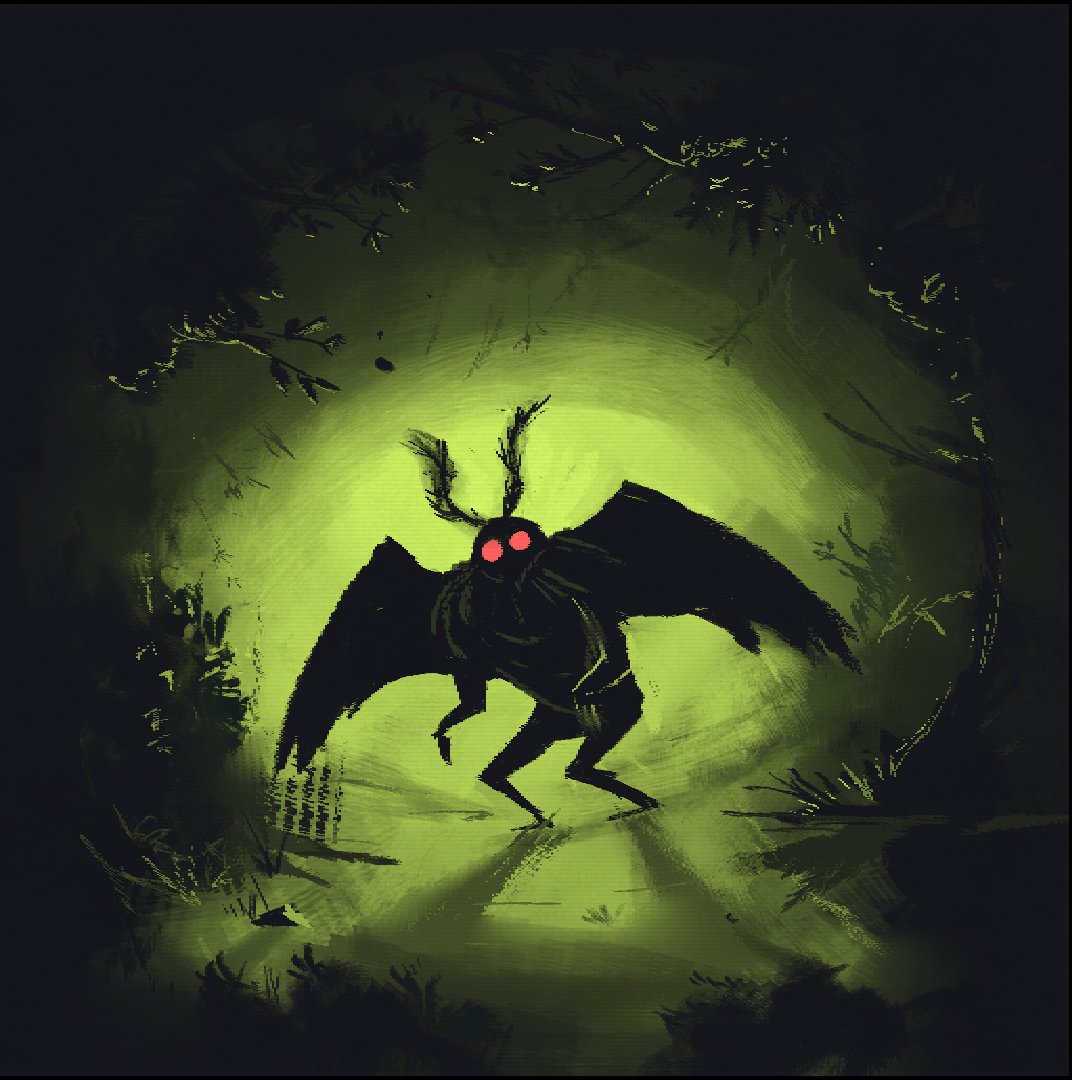 HernyEd's tweet photo. painted this mothman in vrchat https://t.co/aStjPiHYAM