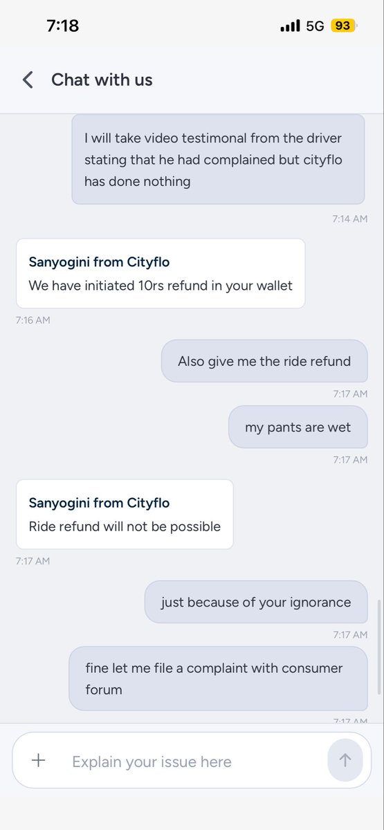 abilrajan's tweet photo. @Cityflo_India 
Whole team is least bothered the bus leaks like hell!!
People complain evryday but cityflo doesnt do anything no refund
I have personally complained so many time
C114 bus-Thane to Andheri
Solution by cityflo-plastic cover on seat🤣
Plz give raincoats to people https://t.co/thXqeesZmo