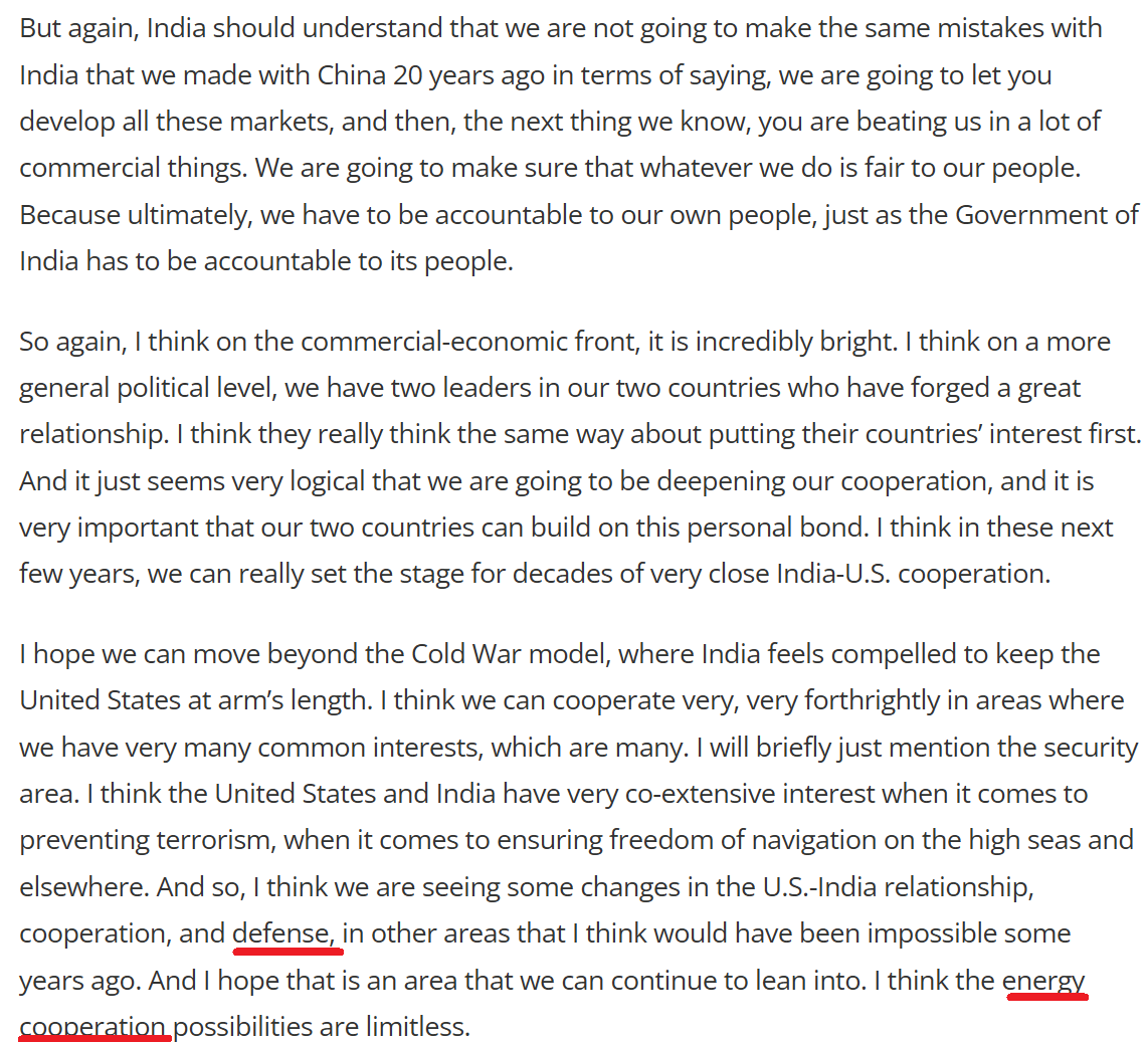 TanYuanda's tweet photo. @OopsGuess US seeks to pull India into its dominion with fossil fuel supply and American arms (breaking India-Russia link)

US has no allies (except US$).  It has subordinate states.

https://t.co/P5crkCwDA3 https://t.co/HrsFHH88nI