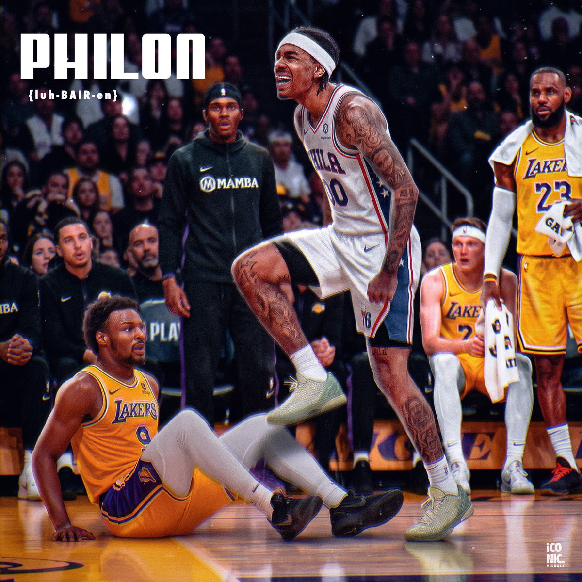 Iconicvz's tweet photo. The future is now. @LabaronPhilon 
@sixers 
@NBA 
@BleacherReport 
@alleniverson https://t.co/IW00PQsdJc