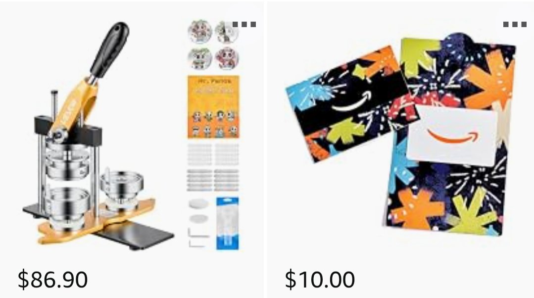 MelissaKumanski's tweet photo. My DREAM ITEM, a Button Making Machine, dropped in price!

I want to create custom achievement buttons for my 3rd Graders &amp; have added $10 gift cards to make it possible! #BeAGoodHuman &amp; help #clearthelist!

My students would ❤️ your support w/a RP or GC!
https://t.co/oEptmXkIkv https://t.co/QCavAKAMnD