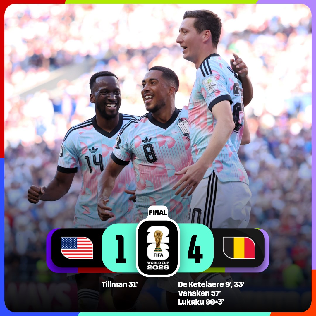 fifaworldcup_es's tweet photo. ¡Bélgica supera al anfitrión y ya piensa en los Cuartos de Final! 🔜⚽

#CopaMundialFIFA