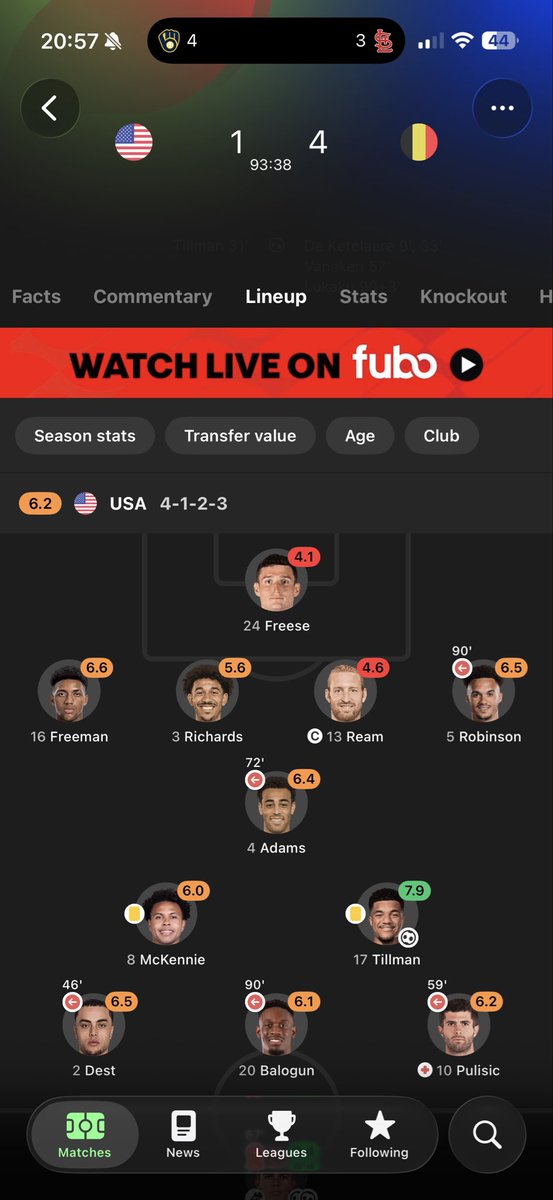 STL_Cityzen's tweet photo. Guess who plays in the MLS…
Not even surprised we got exposed when we finally played a side with any quality. #USA #WorldCup https://t.co/6XcYhGLI7B
