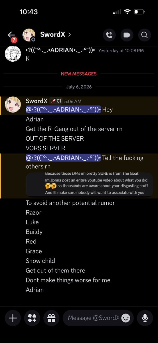 Razor5182's tweet photo. @SwordXOfficalZz LOL WHAT ARE YOU DOING😂😂😂😭💔 https://t.co/e2wH4zbFqI