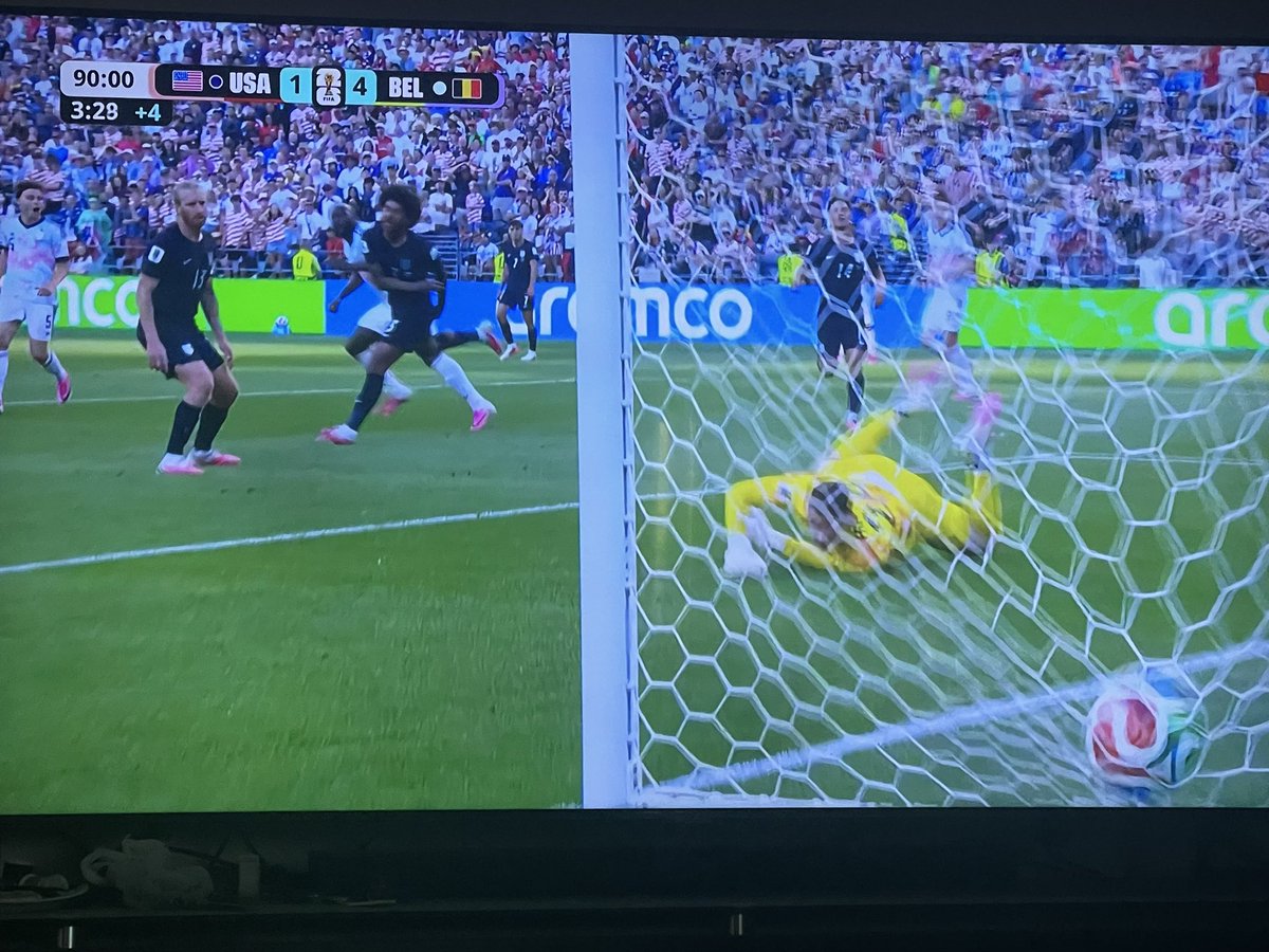 AzSam2004's tweet photo. I don’t blame #mauriciopochettino he did a great job, I blame #ream & #freese 2 goals that should have not happened @USMNT do better. https://t.co/PSwGGNa4Za