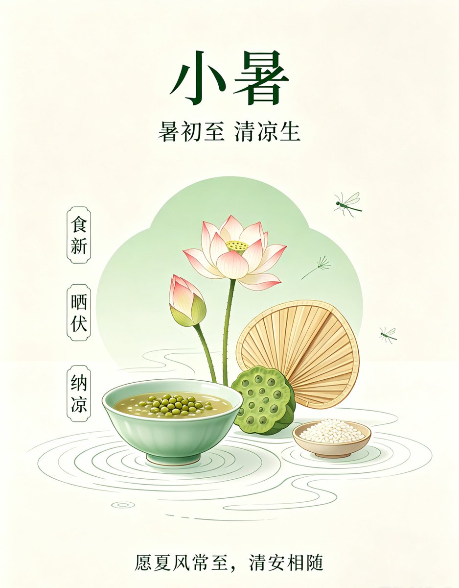 nancy12105's tweet photo. 小暑至，盛夏启
风携热浪，蝉鸣悠长
愿日子清欢，万事皆安 https://t.co/ppuscvv0qY
