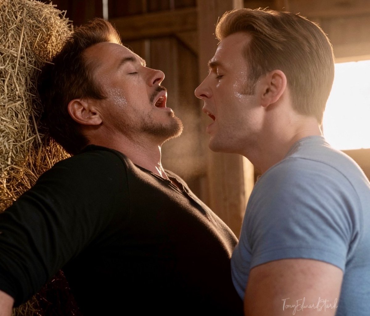TonyEStark1964's tweet photo. Two intercourse sequences. 1/2, In the same situation, without being able to show much but the facial expressions speak for themselves. #stony #stevetony #tonysteve https://t.co/rslGV34a5j