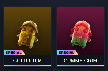 Frank_Duz's tweet photo. @The_Undead_Wolf Wanna trade Gummy Grim for any of those other than Gold Grim? Im only missing these two. https://t.co/ARMkJshxak