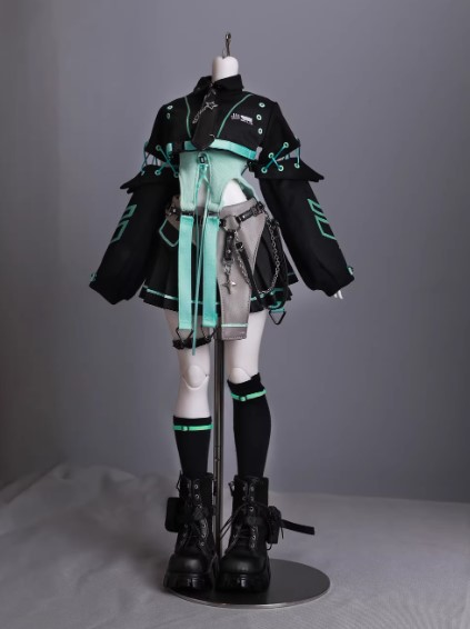 DOLKOSAKA's tweet photo. 【入荷情報/お洋服】
DOLK SELECT より、次元叛逆零域 が入荷しました！

トップス・シャツ・スカート・ストッキング・手袖・ベルト・ネクタイ・腿飾りのセットです✨

カラー：ブラックグリーン  / ブラックピンク /
グレーブルー /ホワイトブルー

40cm対応　各種￥8,300
＃DOLK大阪お洋服 https://t.co/dpvw92BryU