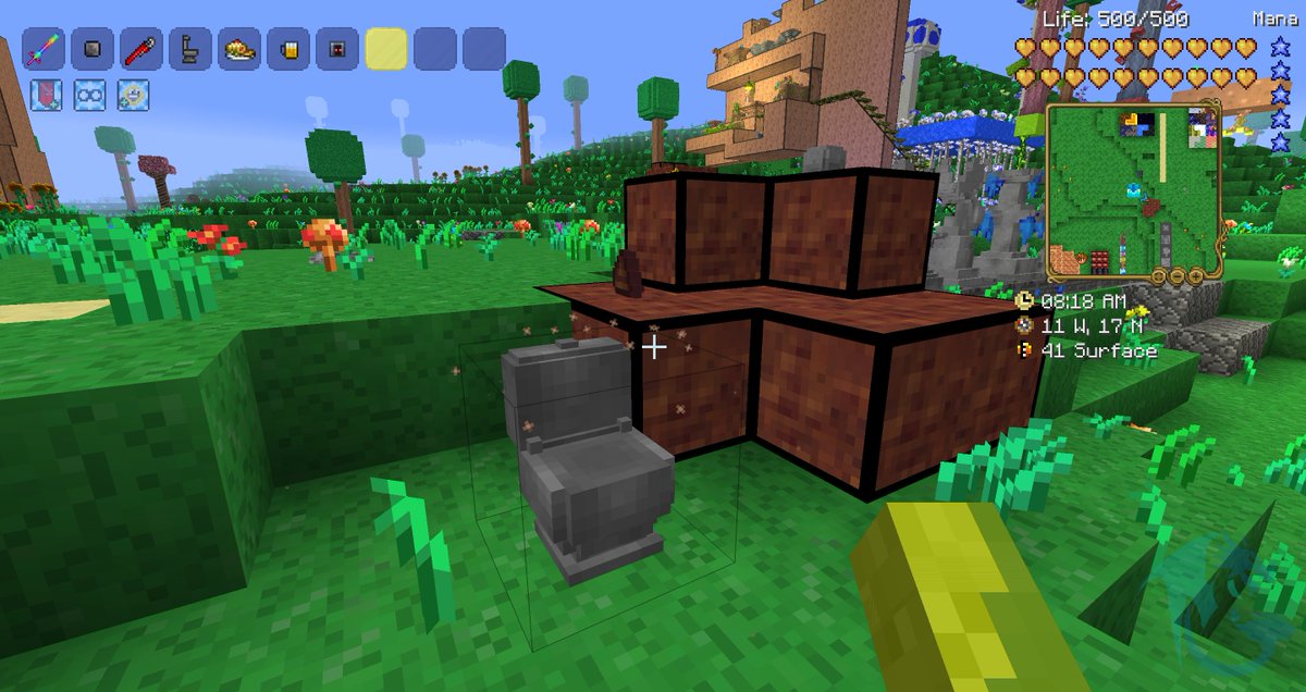TerrariaCraftMC's tweet photo. TerrariaCraft's crappiest update yet. 💩 https://t.co/2TEjAfIMfA