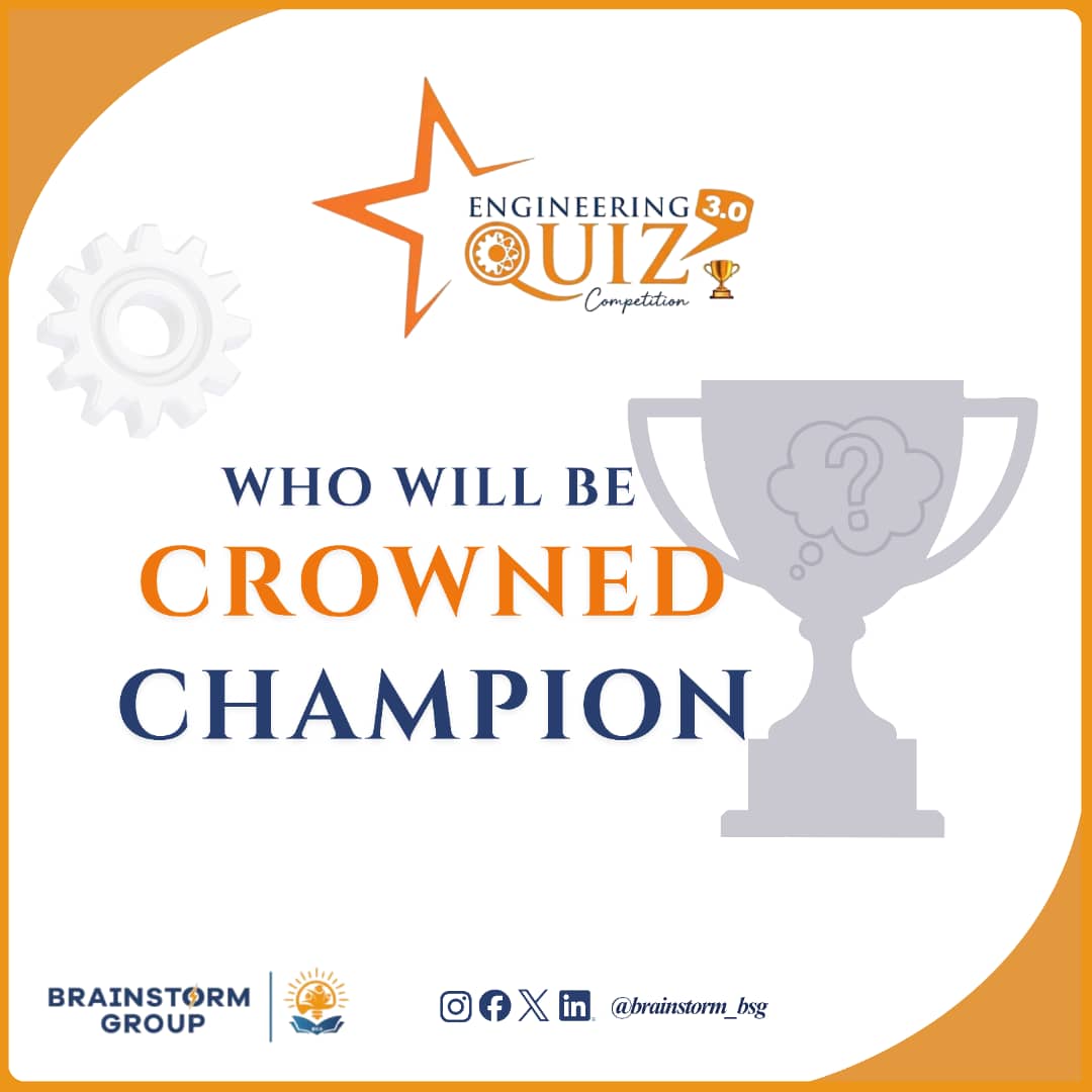 brainstorm_bsg's tweet photo. And this edition?
This is the biggest EQC has ever been. π₯
July 15th & 17th.
π PTDF Hall.
Stay tuned.
The journey to EQC 3.0 starts now.
#TheEQCLegacy #EQC3 #EngineeringQuizCompetition #BSG https://t.co/eCd6q0Y0Dp