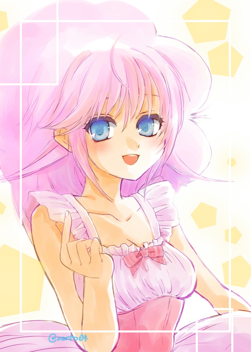asato04's tweet photo. 指ハートしてくれたシィルちゃん　#ランスシリーズ https://t.co/xOXhZKTTl0