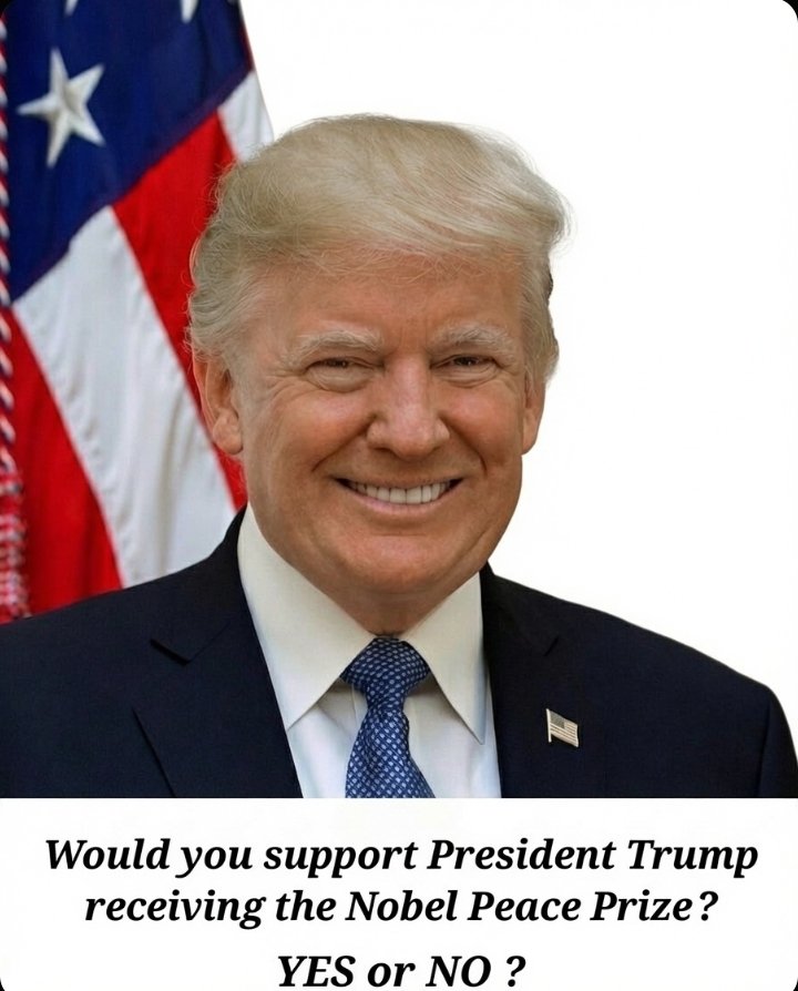 Biancarose52's tweet photo. Trump just helped broker the Iran ceasefire… but does that earn him the Nobel Peace Prize?  
A. YES – He deserves it
B. NO – Not happening 
Be honest 👇 https://t.co/Ic8sues6nC