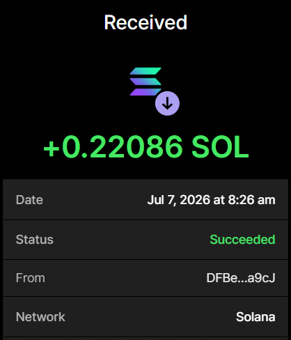 BULLUnstoppable's tweet photo. Purchase of  2.21 MILLION $BULLSEM completed for 0.22 $SOL

1 $SOL = 10,000,000 $BULLSEM
10 $SOL = 100,000,000  $BULLSEM

Send SOL to: 8bcGkKYuzRkwyoJcTYyBU97fJxPUPEZ3uwNvG4CcVGZx

Min 0.2 SOL

Retweet &amp; Drop Sol Address for $100 Airdrops https://t.co/AAPd0Kgnow