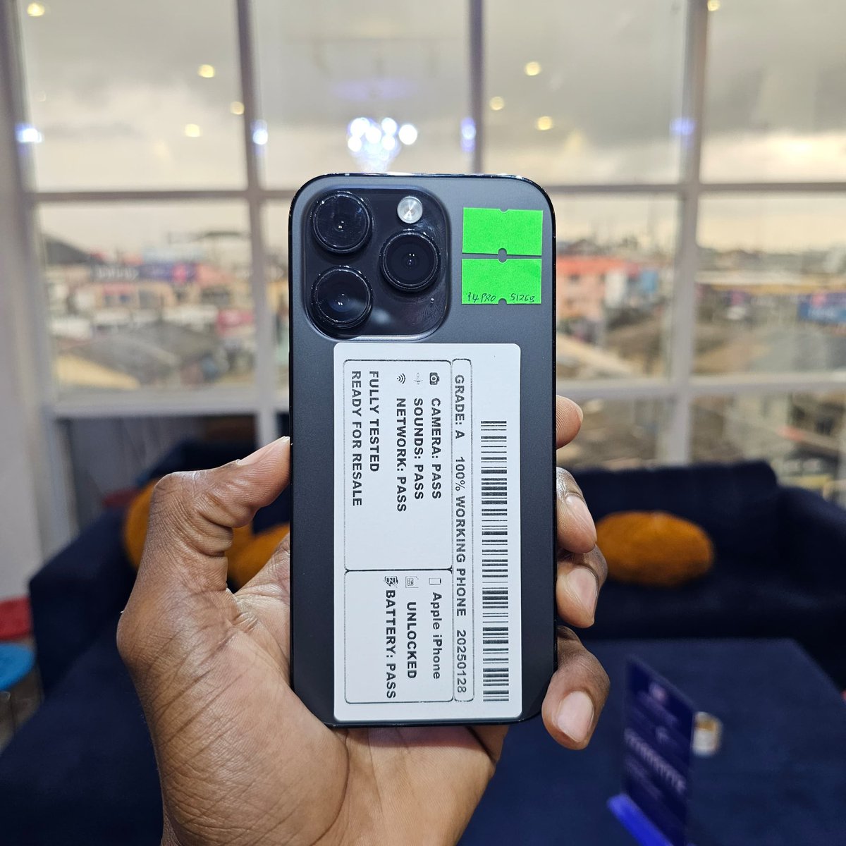 jst_seun's tweet photo. 🇺🇸 iPhone 14 Pro • 512GB
Physical SIM + eSIM • Non-LLA
💰₦730,000
📍Lagos
DM if interested. Serious buyers only. #iPhone14Pro #iPhoneForSale #Lagos #Apple https://t.co/Gh2BsEWGmA