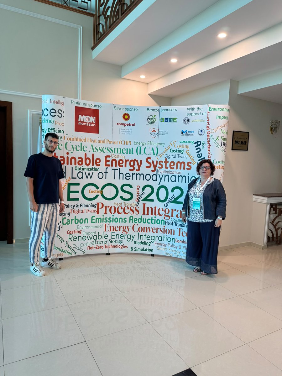 greiaudl's tweet photo. Last week, we participated in ECOS 2026! We were pleased to present our latest research and exchange ideas with researchers from around the world working on energy systems and sustainability.🌍 Thank you to the organizers! #ECOS2026  @EPS_UdL @UdL_info @UdL_RDI https://t.co/zt5ZJnjmra