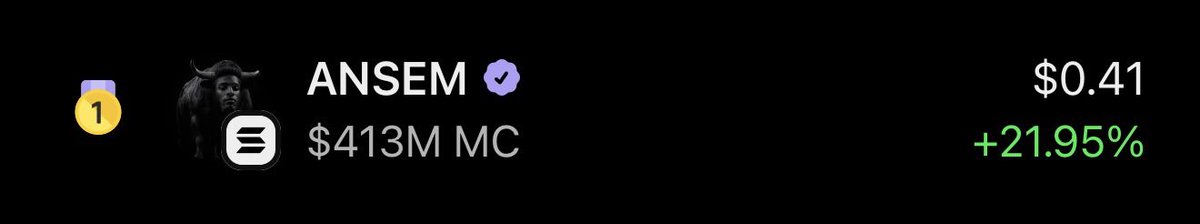 Ariyoomig's tweet photo. Good morning $ANSEM family 🚀

We’re hitting $500m today right 😁 https://t.co/uIY1YKYmLP
