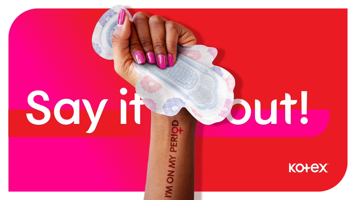 Yfm's tweet photo. The mic is ON, let’s hear you Say It Out and you could WIN R2000.
Aunt flow, shark week, red robot... why are we still using code?
Kotex and Y invite you to send a voice note to the Y app using #SayItOut about any stigma you're ready to leave behind. We could be calling you! https://t.co/co8KQEkcKa