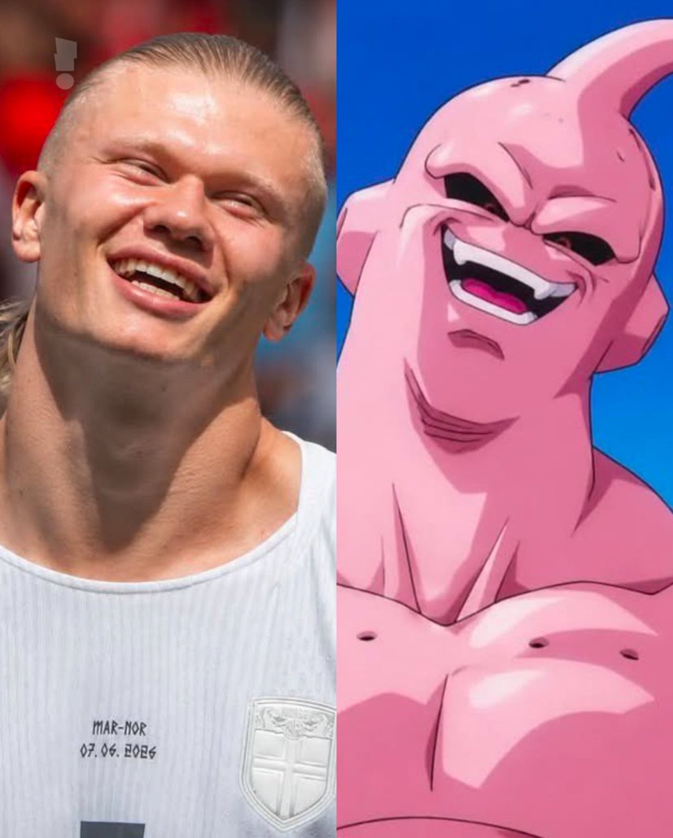 gaak_fr's tweet photo. 🚨ERLING HAALAND réagit à ses mèmes qui l’affilie à l’antagoniste MAJIN BUU de DRAGON BALL Z ! 

🗣️ « Je veux dire, je ne suis pas en désaccord » https://t.co/S8aRzElX7i