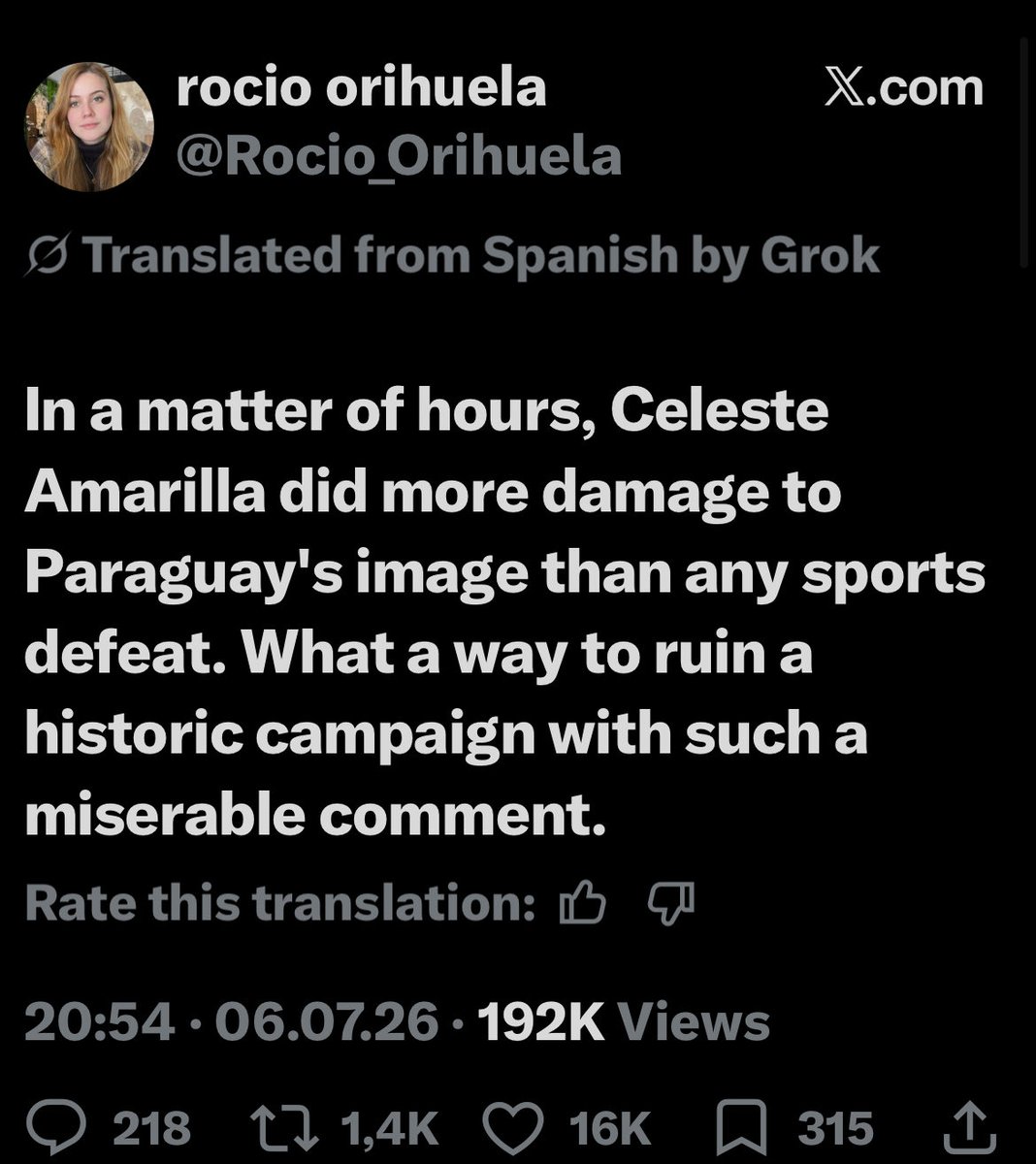 Jololade's tweet photo. Mbappe has almost 3x the population of Paraguay as followers on X. He’s taking on a Senator who abused him as “a colonized Cameroonian” after France’s 1-0 R16 win. He’s hit back at her. Where does this end for the Senator who’s written an open letter asking for an apology? https://t.co/bQPjjafH9n