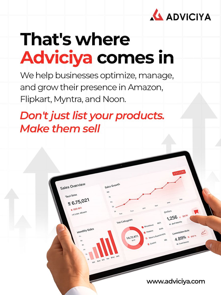 Adviciya's tweet photo. Adviciya helps businesses go beyond basic listings with marketplace strategies that improve visibility, attract customers, and drive more sales.
https://t.co/kTQcFOH1vS
#MarketplaceManagement #EcommerceGrowth #DigitalCommerce https://t.co/gn5APe7oaG