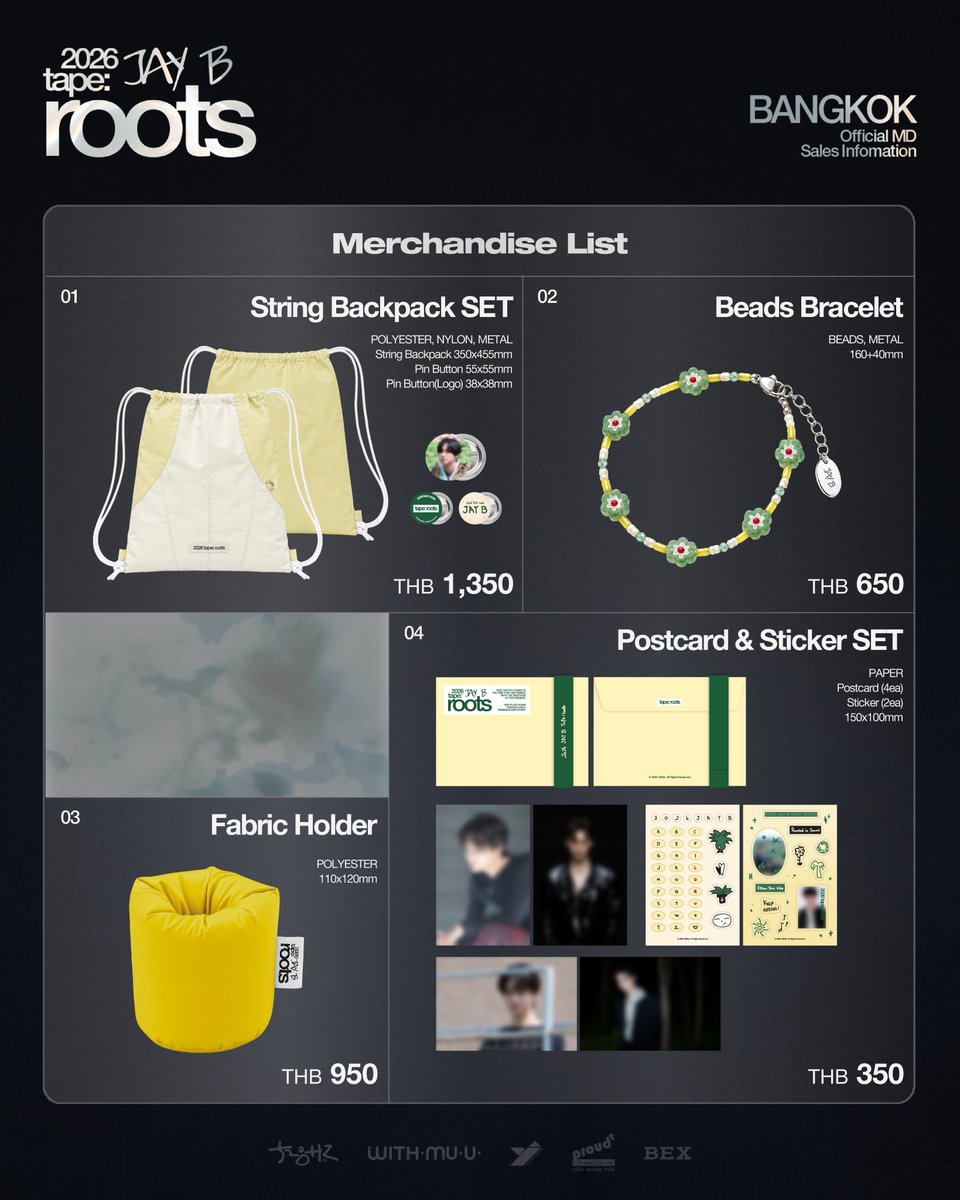 Withmuu_twt's tweet photo. 📢 ข้อมูลการจำหน่าย Official MD สำหรับคอนเสิร์ต 2026 JAY B CONCERT tape: roots (Bangkok)

Official MD สำหรับคอนเสิร์ต 2026 JAY B TAPE: ROOTS พร้อมจำหน่ายที่ IMPACT Arena กรุงเทพฯ!

🗓 วันที่
• 11 กรกฎาคม (เสาร์): 10:00 – 21:00 น.
• 12 กรกฎาคม (อาทิตย์): 10:00 – 21:00 น.

📍 สถานที่
IMPACT ARENA – Official MD Booth
🎟 ข้อมูลการจำหน่าย MD
VIP Ticket holders
• 10:00–12:00 | สิทธิ์ซื้อสินค้าก่อน (Priority Access)
• ตั้งแต่ 12:01 น. | ช่อง Fast Lane
Others & General Public
• 12:01–21:00 น.

✨ ห้ามพลาดสินค้า Official Merchandise และสิทธิพิเศษภายในงาน!
🎁 MD Reward Event
เมื่อซื้อสินค้า MD ครบ 1,500 บาท รับ โฟโต้การ์ดสุ่ม 1 ใบ (จากทั้งหมด 3 แบบ)
🎁 Lucky Draw
ซื้ออัลบั้ม JAY B 3rd Mini Album 'https://t.co/ewYtTLYNam' (INTERLUDE Ver.) รับ โฟโต้การ์ดสุ่ม 1 ใบ (จากทั้งหมด 3 แบบ) พร้อมรับสิทธิ์ Lucky Draw

⚠️ จำกัดจำนวนการซื้อและเวลาในการจำหน่ายอาจมีการเปลี่ยนแปลงตามสถานการณ์หน้างาน
⚠️ สินค้ามีจำนวนจำกัด และอาจหมดก่อนกำหนด
⚠️ สิทธิ์ Lucky Draw ใช้ได้เฉพาะวันที่ซื้อสินค้าเท่านั้น
⚠️ กรุณาตรวจสอบรายละเอียดสินค้าและเงื่อนไขการจำหน่ายจากภาพด้านล่าง

#JAYB #TAPE_ROOTS #JAYBTAPE_ROOTS #JAYBinBKK #OfficialMD #2026tape_roots_bangkok