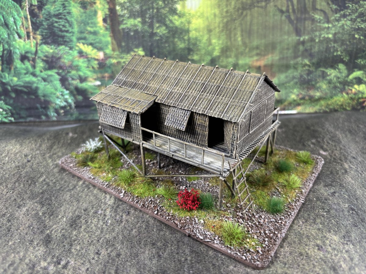 tinnedfruit0's tweet photo. Repurposed Airfix Jungle Outposts for my 20mm French Indochina project for Chain of Command. #spreadthelard #wargaming #airfix #chainofcommand https://t.co/hDiWvsRlHp